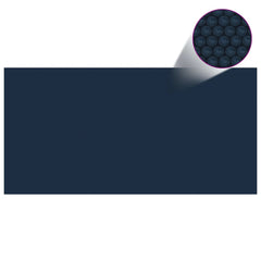 vidaXL Floating PE Solar Pool Film 1000x500 cm Black and Blue | SKU: 92970 | Barcode: 8720286139998
