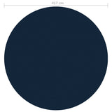 vidaXL Floating PE Solar Pool Film 417 cm Black and Blue | SKU: 92976 | Barcode: 8720286140055