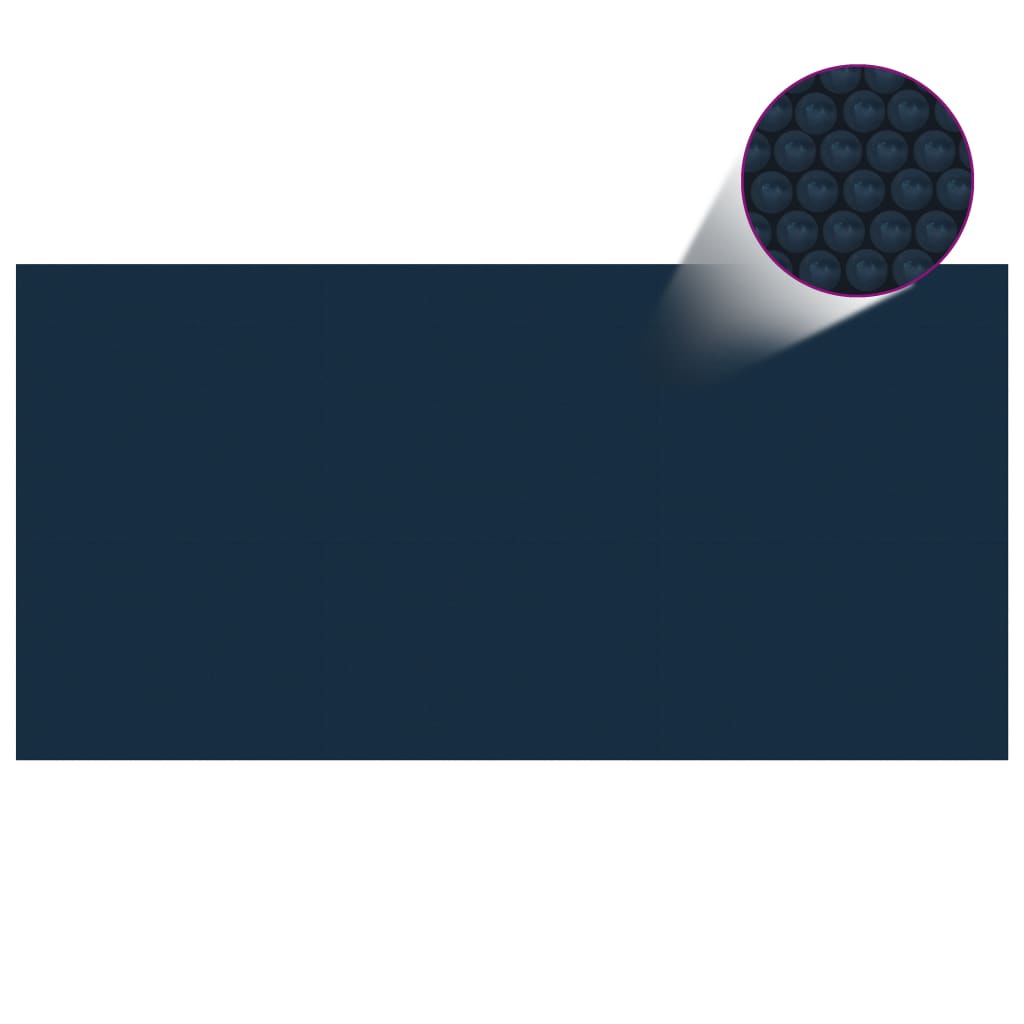vidaXL Floating PE Solar Pool Film 732x366 cm Black and Blue | SKU: 92985 | Barcode: 8720286140147
