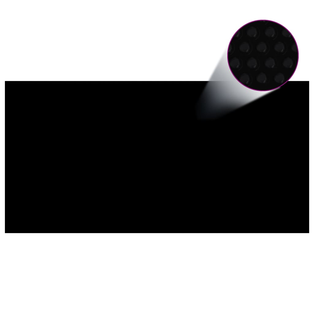 vidaXL Floating PE Solar Pool Film 732x366 cm Black and Blue | SKU: 92985 | Barcode: 8720286140147