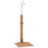 vidaXL Garden Shower 75x75x210 cm Solid Teak Wood | SKU: 312276 | Barcode: 8720286141151