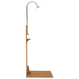 vidaXL Garden Shower 75x75x210 cm Solid Teak Wood | SKU: 312276 | Barcode: 8720286141151