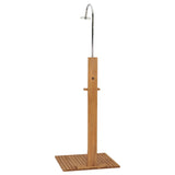 vidaXL Garden Shower 75x75x210 cm Solid Teak Wood | SKU: 312276 | Barcode: 8720286141151