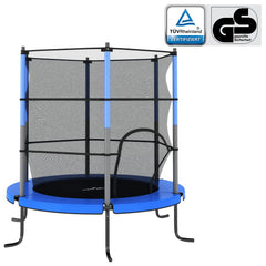 vidaXL Trampoline With Safety Net Round 140x160 cm Blue | SKU: 92954 | Barcode: 8720286141960