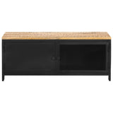 vidaXL Coffee Table 90x50x37 cm Solid Rough Mango Wood | SKU: 323136 | Barcode: 8720286142318