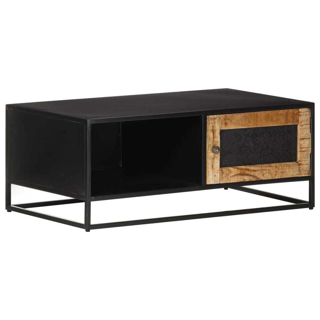 vidaXL Coffee Table 90x50x35 cm Rough Mango Wood | SKU: 323149 | Barcode: 8720286142448