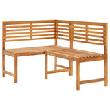 vidaXL Garden Corner Bench 140 cm Solid Acacia Wood | SKU: 312422 | Barcode: 8720286143551