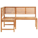 vidaXL Garden Corner Bench 140 cm Solid Acacia Wood | SKU: 312422 | Barcode: 8720286143551
