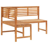 vidaXL Garden Corner Bench 140 cm Solid Acacia Wood | SKU: 312422 | Barcode: 8720286143551