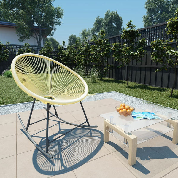 vidaXL Outdoor Acapulco Chair Poly Rattan Beige | SKU: 313140 | Barcode: 8720286150023