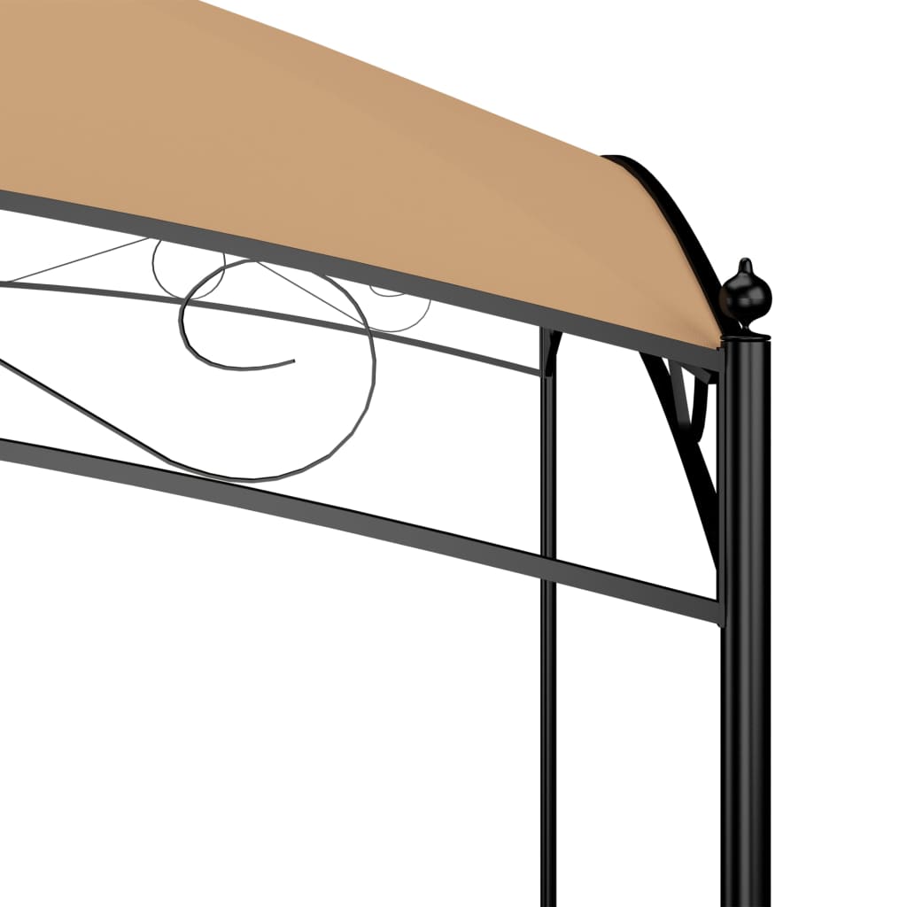 vidaXL Gazebo 3x4x2.65 m Taupe 180 g/m² | SKU: 313910 | Barcode: 8720286153246