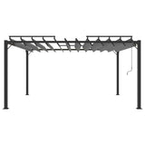 vidaXL Gazebo with Louvered Roof 3x4 m Anthracite Fabric and Aluminium | SKU: 313929 | Barcode: 8720286153437