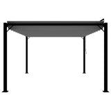 vidaXL Gazebo with Louvered Roof 3x4 m Anthracite Fabric and Aluminium | SKU: 313929 | Barcode: 8720286153437