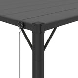 vidaXL Gazebo with Louvered Roof 3x4 m Anthracite Fabric and Aluminium | SKU: 313929 | Barcode: 8720286153437