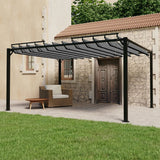 vidaXL Gazebo with Louvered Roof 3x4 m Anthracite Fabric and Aluminium | SKU: 313929 | Barcode: 8720286153437