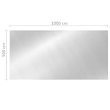 vidaXL Floating Rectangular PE Solar Pool Film 10x5 m Silver | SKU: 93081 | Barcode: 8720286154670