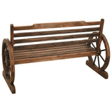 vidaXL Garden Bench 112 cm Solid Firwood | SKU: 313891 | Barcode: 8720286157275