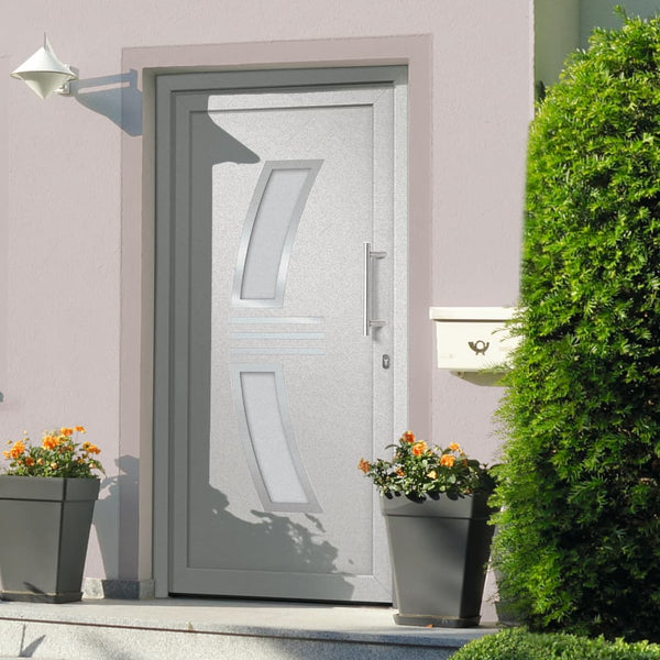 vidaXL Front Door White 98x208 cm N9 (left inward opening) | SKU: 3057562 | Barcode: 8720286180587