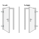 vidaXL Front Door White 108x200 cm N7 (left inward opening) | SKU: 3057563 | Barcode: 8720286180594