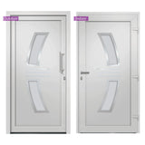 vidaXL Front Door White 88x200 cm N10 (right inward opening) | SKU: 3057565 | Barcode: 8720286180617