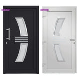 vidaXL Front Door Anthracite 108x200 cm N6 (left inward opening) | SKU: 3057573 | Barcode: 8720286180693