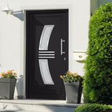 vidaXL Front Door Anthracite 88x200 cm N7 (right inward opening) | SKU: 3057575 | Barcode: 8720286180716
