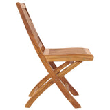 vidaXL Folding Garden Chairs 2 pcs Solid Teak Wood N2 | SKU: 315105 | Barcode: 8720286183014