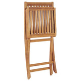 vidaXL Folding Garden Chairs 2 pcs Solid Teak Wood N2 | SKU: 315105 | Barcode: 8720286183014