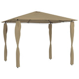 vidaXL Gazebo with Post Covers 3x3x2.6 m Taupe 160 g/m² | SKU: 313606 | Barcode: 8720286184417