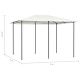 vidaXL Gazebo 3x4x2.6 m Cream 160 g/m² | SKU: 313614 | Barcode: 8720286184493