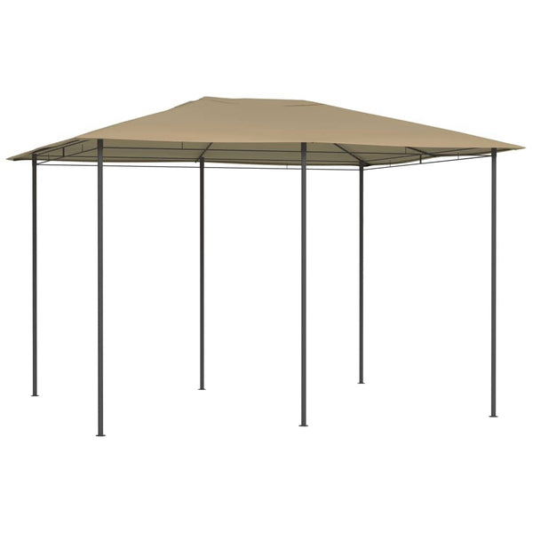 vidaXL Gazebo 3x4x2.6 m Taupe 160 g/m² | SKU: 313615 | Barcode: 8720286184509