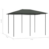 vidaXL Gazebo 3x4x2.6 m Anthracite 160 g/m² | SKU: 313616 | Barcode: 8720286184516