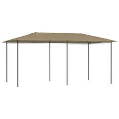 vidaXL Gazebo 3x6x2.6 m Taupe 160 g/m² | SKU: 313621 | Barcode: 8720286184561