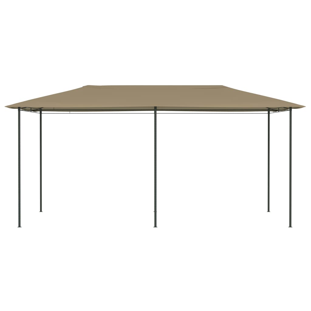 vidaXL Gazebo 3x6x2.6 m Taupe 160 g/m² | SKU: 313621 | Barcode: 8720286184561