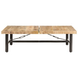 vidaXL Coffee Table 142x90x42 cm Solid Mango Wood | SKU: 320653 | Barcode: 8720286200995