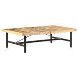 vidaXL Coffee Table 142x90x42 cm Solid Mango Wood | SKU: 320653 | Barcode: 8720286200995