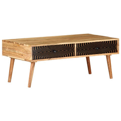 vidaXL Coffee Table 100x50x39 cm Solid Acacia Wood | SKU: 322666 | Barcode: 8720286201299