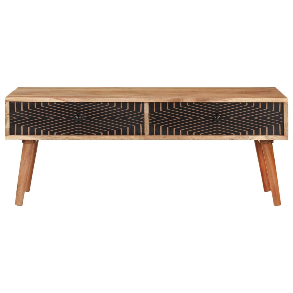 vidaXL Coffee Table 100x50x39 cm Solid Acacia Wood | SKU: 322666 | Barcode: 8720286201299