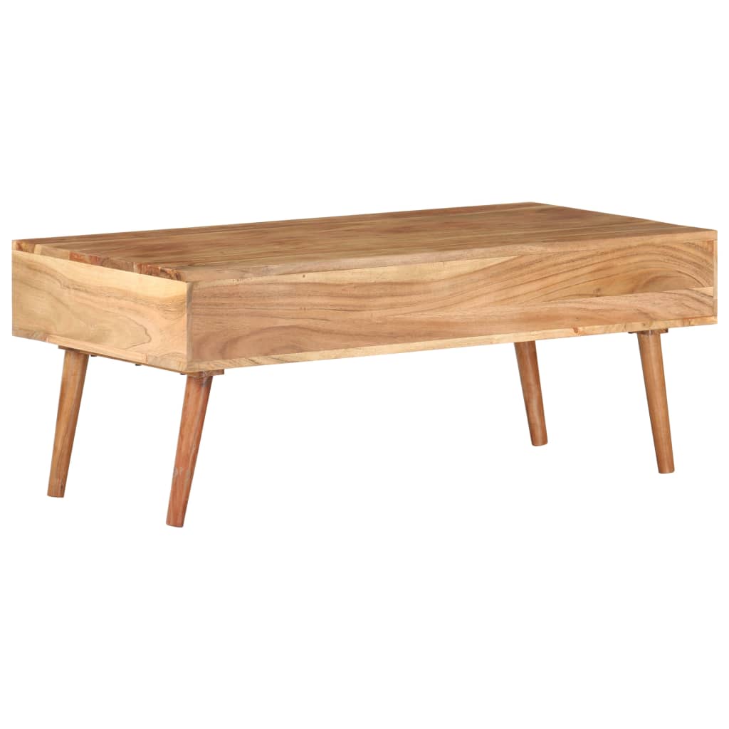 vidaXL Coffee Table 100x50x39 cm Solid Acacia Wood | SKU: 322666 | Barcode: 8720286201299