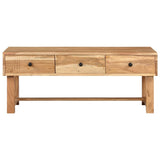 vidaXL Coffee Table 100x50x40 cm Solid Acacia Wood | SKU: 322669 | Barcode: 8720286201329