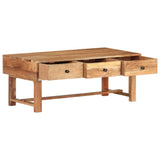 vidaXL Coffee Table 100x50x40 cm Solid Acacia Wood | SKU: 322669 | Barcode: 8720286201329