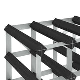 vidaXL Wine Rack For 20 Bottles Black Solid Pine Wood | SKU: 325914 | Barcode: 8720286204337
