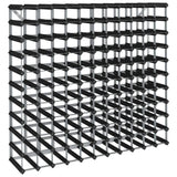 vidaXL Wine Rack For 120 Bottles Black Solid Pine Wood | SKU: 325917 | Barcode: 8720286204368
