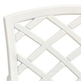 vidaXL Garden Chairs 2 pcs Cast Aluminium White | SKU: 315574 | Barcode: 8720286205778