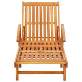 vidaXL 2 Piece Sunlounger Set With Table Solid Acacia Wood | SKU: 3057996 | Barcode: 8720286207758