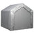 vidaXL Storage Tent Grey 180x180 cm Galvanised Steel | SKU: 148633 | Barcode: 8720286223406