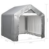 vidaXL Storage Tent Grey 180x180 cm Galvanised Steel | SKU: 148633 | Barcode: 8720286223406