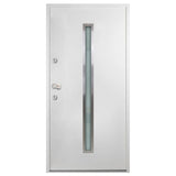vidaXL Aluminium Front Door White 90x200 cm N6 (right inward opening) | SKU: 3059682 | Barcode: 8720286231500