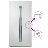 vidaXL Aluminium Front Door White 110x207.5 cm N5 (left opening) | SKU: 3059685 | Barcode: 8720286231531