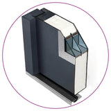 vidaXL Aluminium Front Door White 90x200 cm N8 (right opening) | SKU: 3059694 | Barcode: 8720286231623